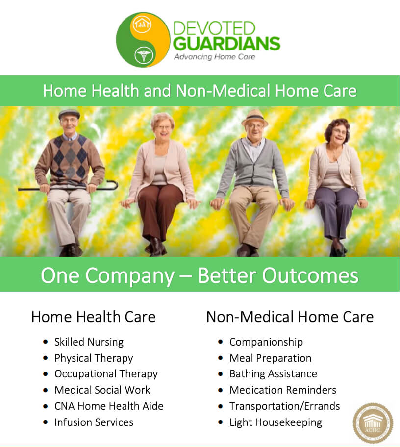 services of home health and home care